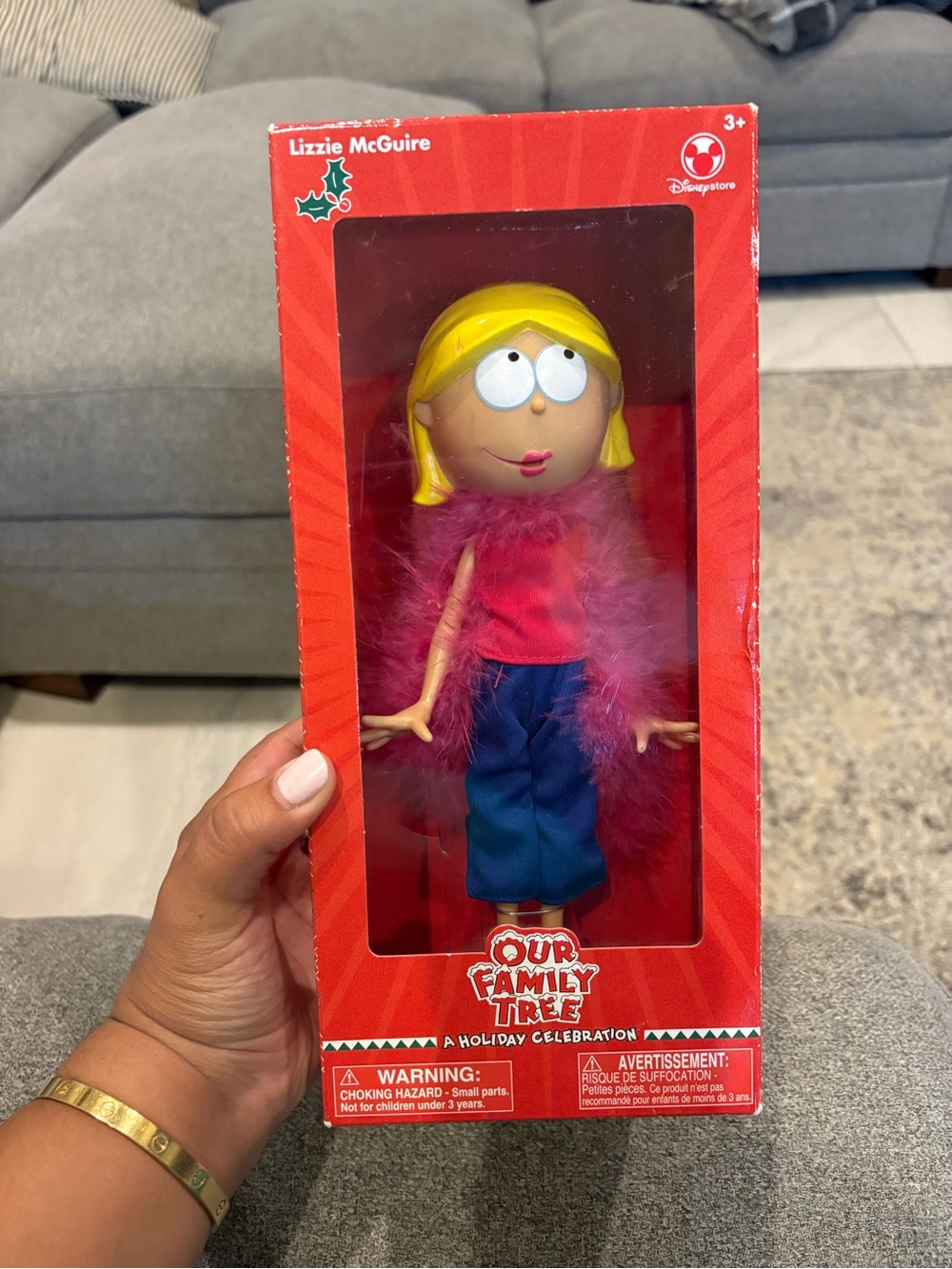 Disney Lizzie McGuire Doll in Pink Top with Blue Pants